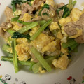 тakuмasa✩。's cooksnap of when they made 豚こまと小松菜卵の簡単煮.
