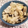 tikariri's cooksnap of when they made ちぎるだけ～キャベツと海苔のごま油サラダ.