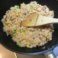 やんしゅ's cooksnap of when they made 鮭フレークと塩こぶのバター炒飯.