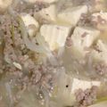 ☆ごはんできた☆'s cooksnap of when they made 白麻婆豆腐.