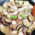 子育て奮闘中！'s cooksnap of when they made なすとオクラとチキンの煮浸し.