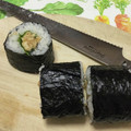 おはなすき's cooksnap of when they made 海苔巻きの切り方.
