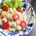 たろべちゃん's cooksnap of when they made 残りごはんでも♪イタリアンなライスサラダ.