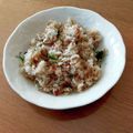 ｊｏｃｏｍｏｍｏｌａ's cooksnap of when they made 梅しらすの和風チャーハン.