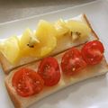 きらり流れ星's cooksnap of when they made 簡単♪ブルスケッタ風トースト.