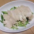きらり流れ星's cooksnap of when they made レンジで簡単しっとり蒸し鶏 ＊作り置き＊.