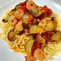 maoバァバ's cooksnap of when they made トマトとナスの冷製パスタ.