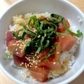 ゆうともままっち's cooksnap of when they made タレが美味しい！マグロの漬け丼.