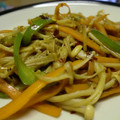 liprina's cooksnap of when they made ピーマンとニンジンとえのきのきんぴら.