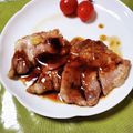 まゆは見習い★'s cooksnap of when they made ポークステーキ（備忘録）.