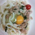 Ruriluru's cooksnap of when they made ツナと大葉のさっぱりぶっかけうどん！.
