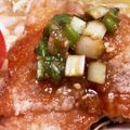 まろぴ～ぬ's cooksnap of when they made 鶏もも肉の香味ネギソース.
