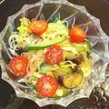 ケコハル's cooksnap of when they made 【京都丹波】揚げなすと夏野菜の春雨サラダ.