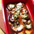 琥珀のブルーベリー's cooksnap of when they made ルクエで★博多屋台の味なすのチーズ蒸し？.