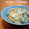 ぴよこの食卓's cooksnap of when they made ツナとキュウリのサラダスパ.