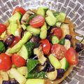 みちゃきマミー's cooksnap of when they made 茄子・胡瓜・トマト★夏野菜のご馳走サラダ.