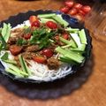まなほっぺ☃'s cooksnap of when they made さば缶で簡単♪さば味噌とトマトのそうめん.