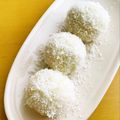 pepemoon's cooksnap of when they made ココナツボール餅　レンジで簡単!.