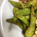 pinat's cooksnap of when they made ガーリック枝豆.