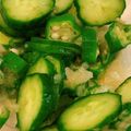 新婚OL's cooksnap of when they made オクラとキュウリのみぞれ和え.