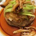 Nana983's cooksnap of when they made 我が家の和風おろしキノコハンバーグ.