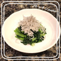 ♪キッチンmama's cooksnap of when they made 小松菜としらすの和え物.