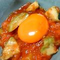アルパカ119's cooksnap of when they made 絶品!!本格サーモンのたたきユッケ.