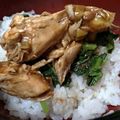 9b_pencil's cooksnap of when they made モロヘイヤ鶏ササミ丼.