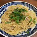 dolu's cooksnap of when they made 簡単！激ウマ！豆乳と塩辛のスパゲティー。.