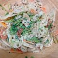 食い意地がすごい's cooksnap of when they made レンジで簡単！レンコンと豆苗のサラダ♪.