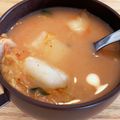 shibukko's cooksnap of when they made 簡単キムチ、お餅入りコーンスープ.