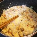 サバンナモニター's cooksnap of when they made 鮭とベーコンとしめじのクリームパスタ.