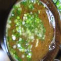 アジュンマ's cooksnap of when they made ★お寿司屋さんの玉赤だし★.