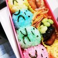 サビエルっ子's cooksnap of when they made ∞●すみっこぐらしタピオカキャラ弁●∞.