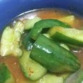 緑の人魚's cooksnap of when they made キムチの素deピリ辛キュウリ.