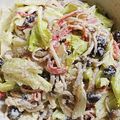 まやしゅうまま's cooksnap of when they made レンジしめじカニカマレタス胡麻マヨサラダ.