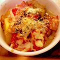 winey's cooksnap of when they made じゃが芋・玉ねぎ・トマトのチーズ焼き.
