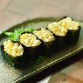 クック3539PY☆'s cooksnap of when they made コーンの軍艦巻き♪シャリがわりにはんぺん.