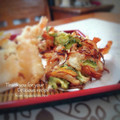 inyako's cooksnap of when they made サックサク♪ゴーヤとちくわのかき揚げ.