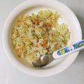 ☆ひなたmama☆'s cooksnap of when they made ママとぼくの簡単ランチ☻しらすちゃーはん.