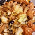 クック48STSW☆'s cooksnap of when they made 鶏肉とナスとキャベツのオイスター炒め.
