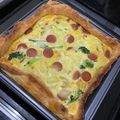 chie1207's cooksnap of when they made グラタン皿で簡単キッシュ.