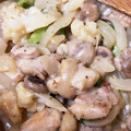 ☆yoyoca445's cooksnap of when they made わたしの鶏肉ときのこのクリーム煮.
