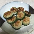 えっく's cooksnap of when they made ゴーヤの肉詰め.