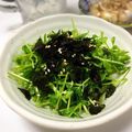 YUKIKI☆'s cooksnap of when they made 男が1人で食べるボウル豆苗サラダ.