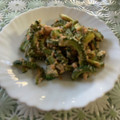 のえもゆ's cooksnap of when they made 簡単すぎ！ゴーヤの明太マヨ炒め♪.