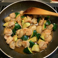 のえもゆ's cooksnap of when they made エビとズッキーニの中華風炒め.