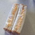 きらり流れ星's cooksnap of when they made 厚さ抑えめたまごサンド.