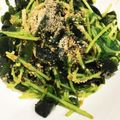 おさじこ's cooksnap of when they made パパッと豆苗とワカメのナムル.