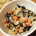 ちゃちゃまる26's cooksnap of when they made ひじきの煮物と鮭のご飯(おにぎりにも).